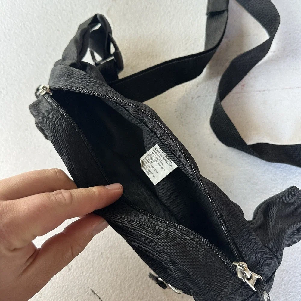 Vintage 90s Jansport Fanny Pack Daypack Aztec Black USA